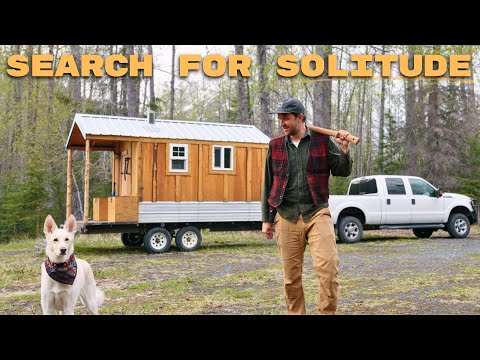 3-Days alone in the woods | Cabin Life Alaska