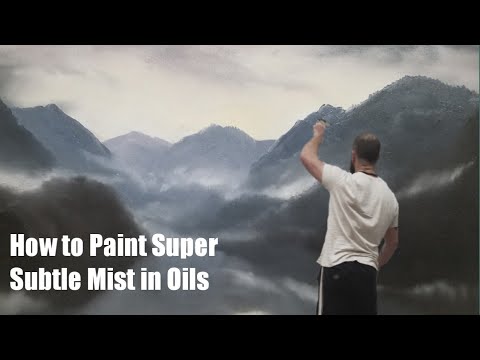 How I Paint Mist &amp; Mountains Part 1