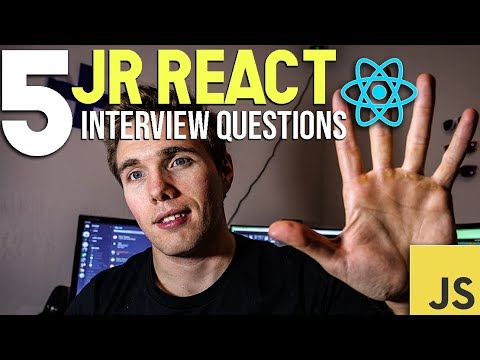 5 Jr. React Developer Interview Questions! 2018 #grindreel