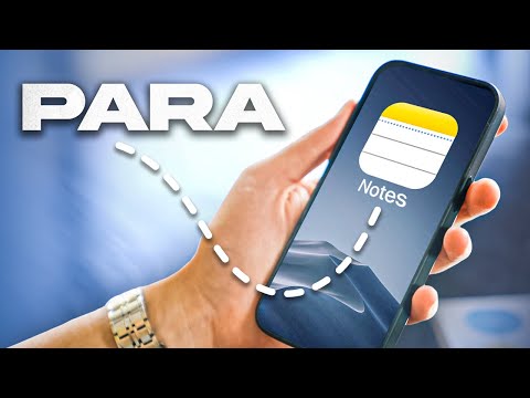 PARA in Apple Notes: Organize Everything the Easy Way!