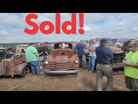 Oklahoma Junkyard Auction Action: Classic Cars & Trucks SOLD! 1930s to 80s for Projects and Parts!