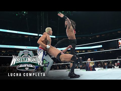 LUCHA COMPLETA: Reigns & Rock vs. Rhodes & Rollins: WrestleMania XL Sábado