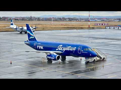 Superjet 100 а/к Якутия | Рейс Хабаровск – Нерюнгри