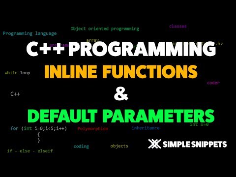 Inline Functions & Default Parameters in C++ Programming