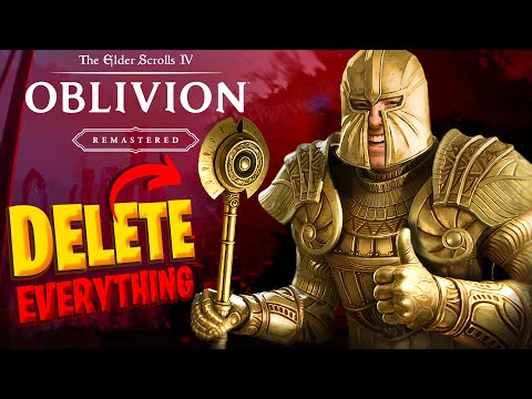 JUST... A PALADIN Who DELETE ARMIES in OBLIVION REMASTERED