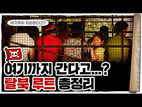 💀 북한🇰🇵을 탈출하는 방법들… 어떤 것들이 있을까? / 💀 탈북민🇰🇵 시리즈 2편