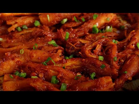 대박집 더덕무침은 이렇게 만들어 정말 맛있어요~!