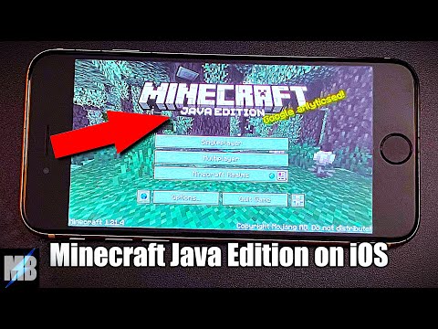 Installing Minecraft Java Edition on an iPhone