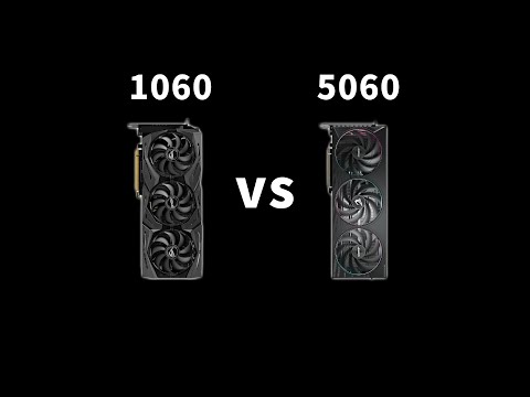 1060 vs 5060:9年时间NV的60级显卡有多大提升?