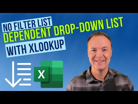 How to use XLOOKUP to Create Dependent Drop-Down Lists in Microsoft Excel