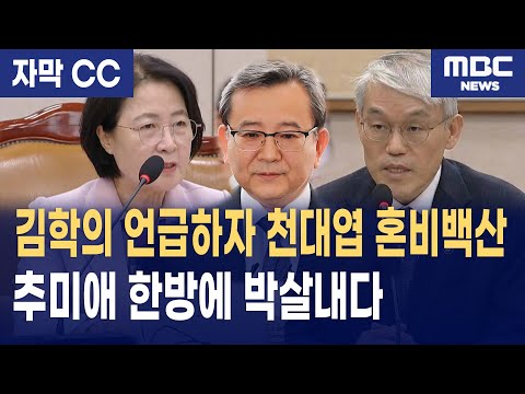 [자막] 윤석열·지귀연 배당 논란… 천대엽 회피하자 최혁진·추미애가 직격했다