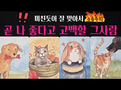 [타로] 🚨소름주의‼️곧 나 좋다고 고백할 상대💗외모 성격 시기 장소까지 딱! 집어 알려드려요🔥