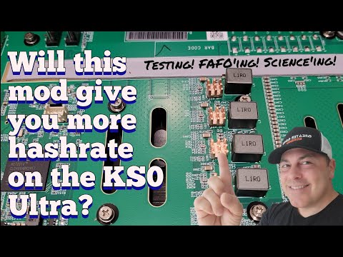 Iceriver KS0 ULTRA Kaspa ASIC TESTING! (More hashrate with copper heatsinks?)