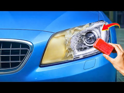😱 Genius Trick! Restore Foggy Headlights to Crystal Clear in 3 Minutes Using Simple Soap