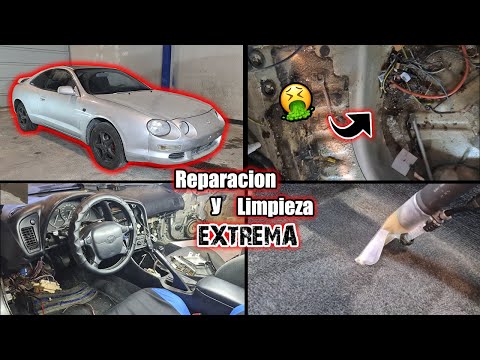 COMO reparar y LIMPIAR un COCHE que esta para tirar al DESGUACE?? 🚗TOYOTA CELICA GT
