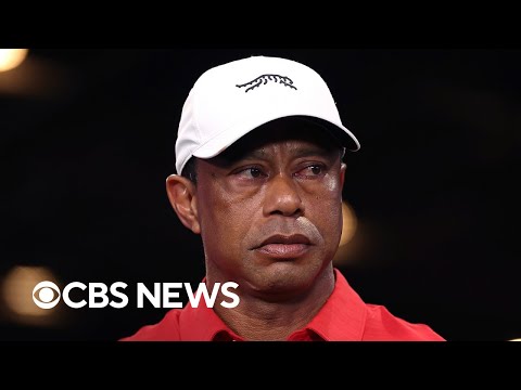 Officials announce DUI charges against Tiger Woods after Florida car crash | full video