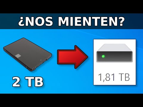 ¿Por qué las UNIDADES muestran MENOS ESPACIO de lo que Deberían?