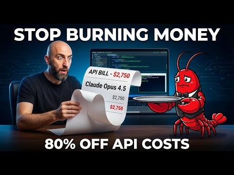 I cut my OpenClaw API bill by 80% with one config change