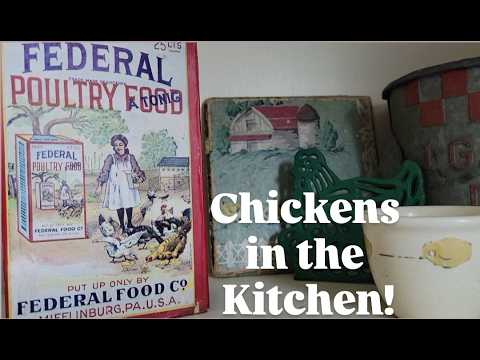 FLEA MARKET FINDS *Country FARMHOUSE Decor * Dave is decorating * PRIMITIVES * VINTAGE & CHICKENS!