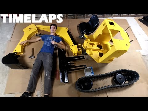 Excavator Build full Timelapse