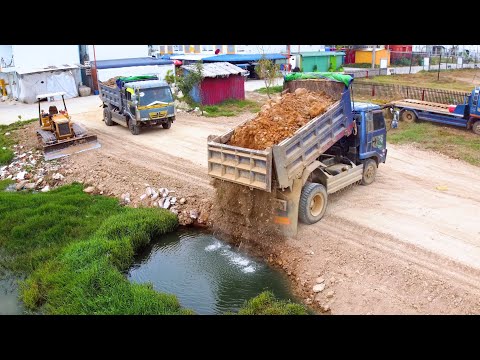 Start new for amazing project filling deep pond