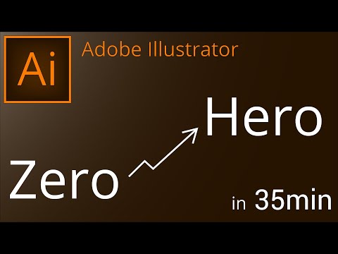 adobe illustrator (2020) : درس شامل 35 دقيقة فيها البرنامج بأكمله أنا مؤكد ما غاديش تندم
