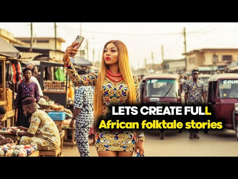 How to create full AFRICAN FOLKTALE STORIES with only FREE AI TOOLS ON MBOILE ONLY.