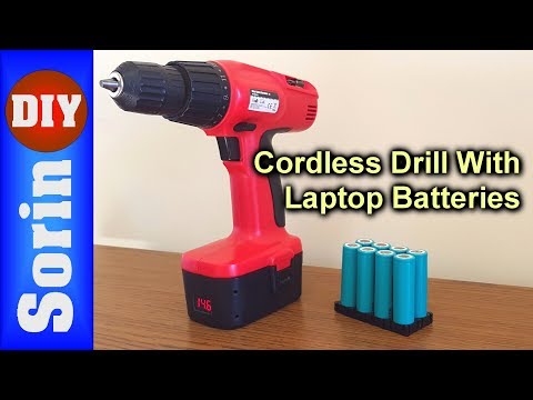 Cordless Drill Conversion - With Laptop Batteries??