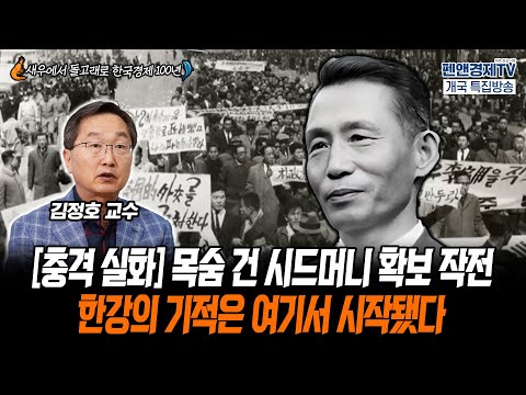[충격 실화] 목숨 건 시드머니 확보 작전한강의 기적은 여기서 시작됐다 [펜앤경제TV개국 특집:김정호 교수 - 김용삼 대기자의 경제토크]