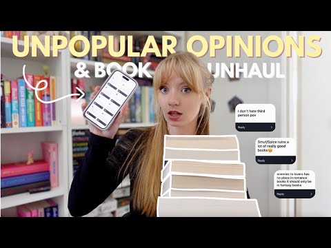 Book Unhaul and Reacting to Your Unpopular Opinions 📖