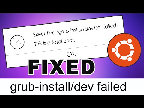 [Fixed] Grub Install Fatal Error in Ubuntu 20.04 LTS [Updated 2022]