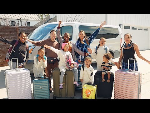 Surviving 48 HR Flight to AFRICA in FIRST CLASS with 8 KIDS 🇺🇬