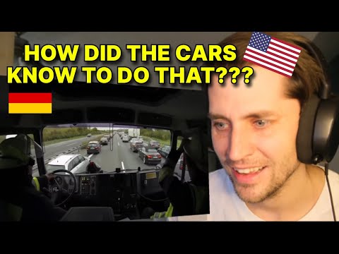 American reacts to German firefighters AMAZING response to motorway accident