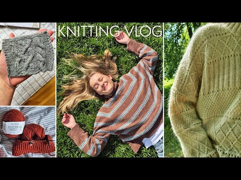 Knitting vlog. Готовые работы: Norma Sweater, Ingrid Sweater. Планы и активности