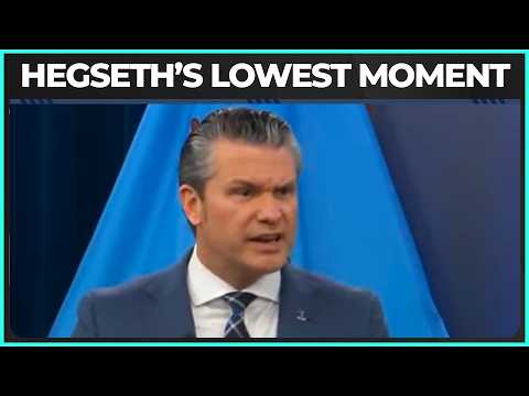 Hegseth EMBARRASSES America In Press Conference