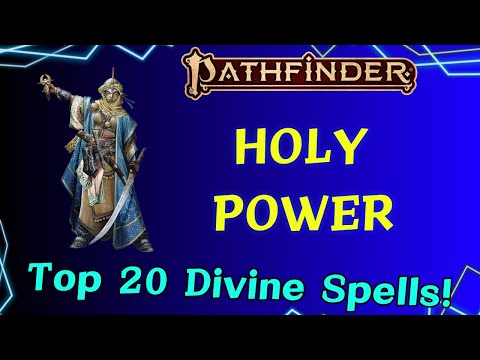 Top 20 Rank 1 Divine Spells for Pathfinder 2e!
