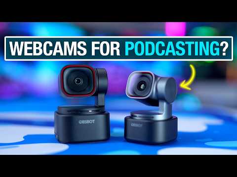 OBSBOT Tiny 3 & Tiny 3 Lite Webcams for PTZ Video Podcasting & Streaming