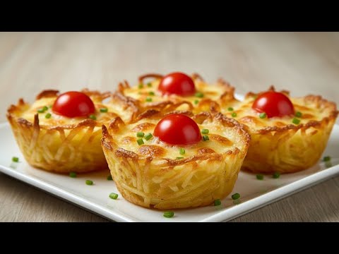 Kartoffelkörbchen! Nur wenige kennen diesen Trick, der alle überraschen wird! Simpel und lecker!