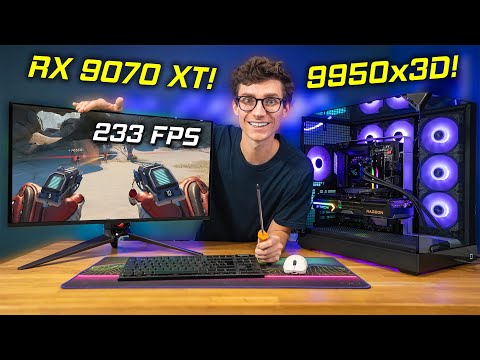 The DREAM AMD Gaming PC Build 2025! 🤲 RX 9070 XT & 9950X3D!