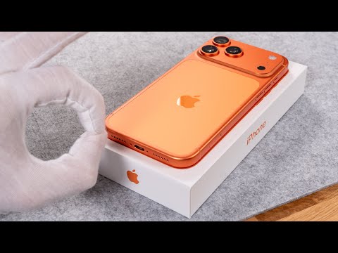 iPhone 17 Pro Max ASMR Unboxing – Cosmic Orange Shock!