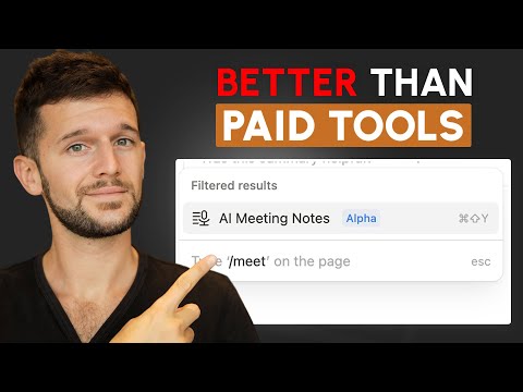 How I Use The NEW AI Meeting Notes In Notion