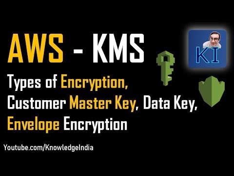 AWS #KMS - Key Management Service - Customer Master Key, Data Key, Envelope Encryption (Part 1)