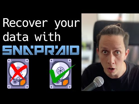 How to recover a failed drive using Snapraid