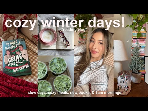 cozy & productive *WINTER* days!❄️ early mornings, cafes, cooking, & reading!