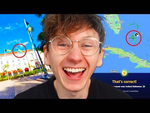 Playing Geoguessr Flags of the World STREAKS