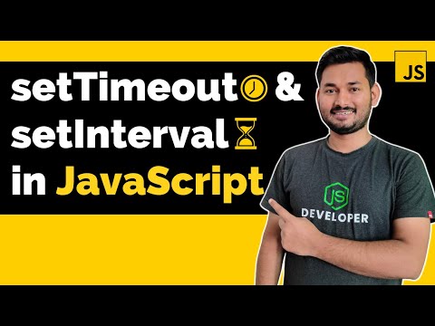 setTimeout and setInterval in JavaScript | The Complete JavaScript Course | Ep. 36