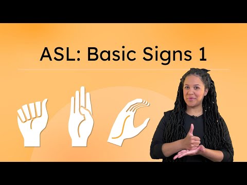 ASL: Basic Signs 1 - Everyday Vocabulary in ASL