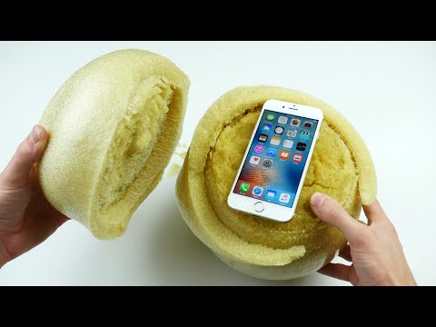 Don't Drop Your iPhone 6S in an Expanding Sponge Ball!