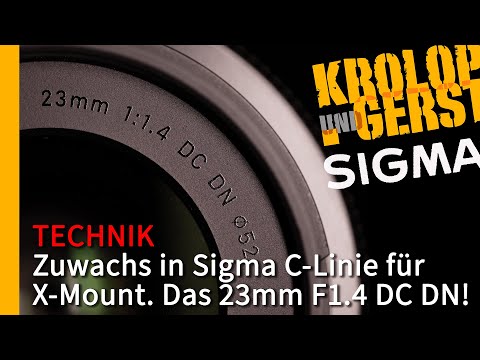 Das Sigma 23mm F1.4 DC DN - Zuwachs in der Sigma Contemporary Linie für den X-Mount! 📷 Krolop&Gerst
