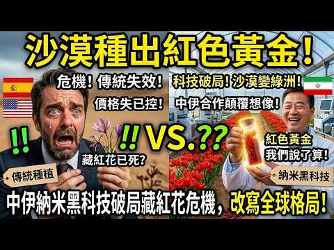 沙漠種出紅色黃金！中伊納米黑科技破局藏紅花危機，改寫全球格局